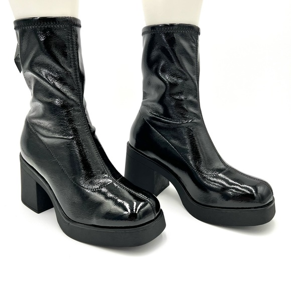 🎷 NEW! Womens Call it Spring STEFFANIE - Platform ankle boots NWOB - Picture 3 of 15